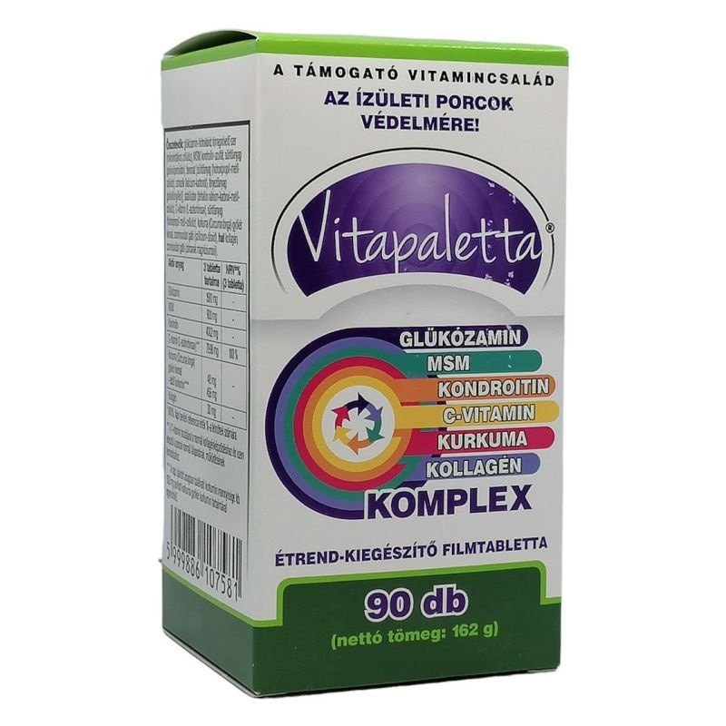 6324 Ft Vitapaletta Glükózamin, MSM, kondroitin, Cvitamin, kurkuma