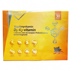 Napfényvitamin d3-k2-vitamin kapszula 30db