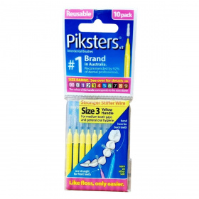Piksters fogköztisztító kefe - 3-as méretű 10db