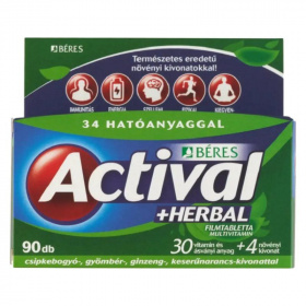 Béres Actival + Herbal filmtabletta 90db