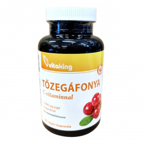 Vitaking Tőzegáfonya C-vitaminnal vegán kapszula 180db