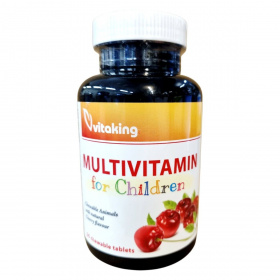 Vitaking Multivitamin gyermekeknek meggyes rágótabletta 90db