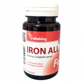 Vitaking Iron All Vas komplex tabletta 60db