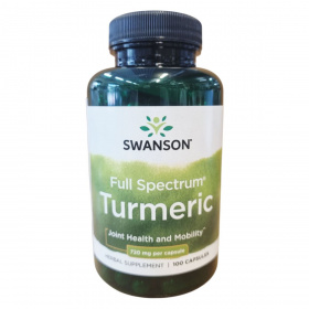 Swanson Turmeric kurkuma kapszula 100db