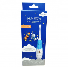 Bob & Bobek szónikus gyerekfogkefe, kék, 0-5 éves korig 1db
