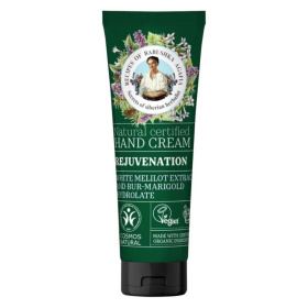 Babushka Agafia bio kézkrém megújító fehérsomkóró kivonattal és bur marigold virágvízzel 75ml