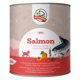 Farkaskonyha párolt menü kutyaeledel - lazac 800g
