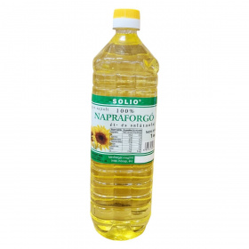 Solio hidegen sajtolt napraforgó étolaj 1000ml