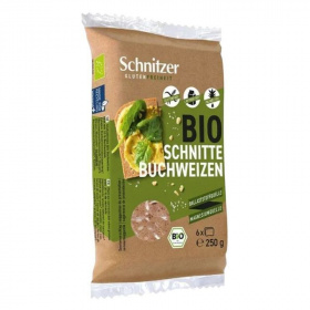 Schnitzer bio kenyér - hajdina, gluténmentes 250g