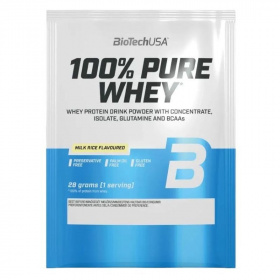 BioTechUSA 100% pure whey tejberizs fehérje por 28g
