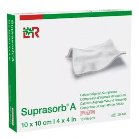 Suprasorb A Kalcium-alginát lap (10x10cm) 10db