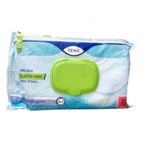 Tena Wet Wipe Nedves törlőkendő (3in1) 48db