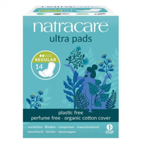 Natracare bio szárnyas betét - Regular 14db