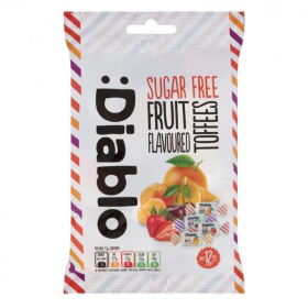 Diablo cukormentes gyümölcskaramella édesítőszerrel 75g