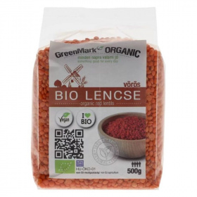 GreenMark bio vörös lencse 500g