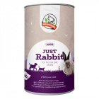 Farkaskonyha párolt menü kutyaeledel - Just Rabbit 400g 