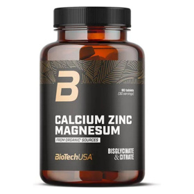 BioTechUSA Calcium Zinc Magnesium from organic sources tabletta 90db