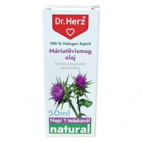 Dr. Herz 100% hidegen sajtolt máriatövismag olaj 50ml