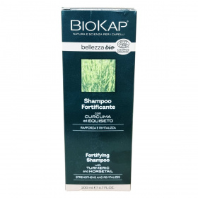 Biokap Bellezza bio Erősítő sampon kurkumával és zsurlóval 200ml