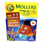 Möllers Omega-3 Jelly Fish gumivitamin gyermekeknek - kóla ízű 36db 