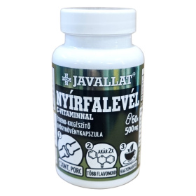 Javallat nyírfalevél c-vitaminnal kapszula 60db