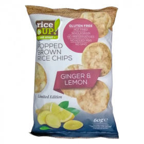 Rice Up chips (gyömbér-citrommal ízű) 60g