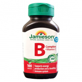 Jamieson B-komplex + C-vitamin tabletta 100db