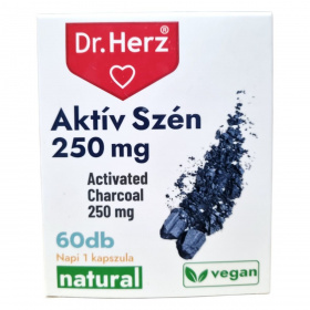 Dr. Herz Aktív Szén 250mg kapszula 60db