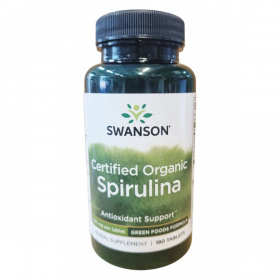 Swanson Spirulina alga tabletta 180db