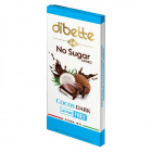 Dibette nas kókusz ízűkrémmel töltött étcsokoládé (hozzáadott cukor nélkül) 80g 