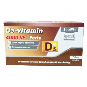 JutaVit D3-vitamin 4000NE (100mcg) Forte tabletta 100db