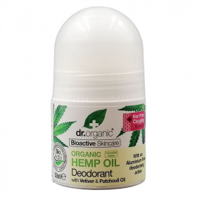 Dr.Organic alumíniummentes golyós dezodor bioaktív kendermagolajjal 50ml