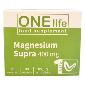 One Life Magnézium Supra 400 mg kapszula 90db