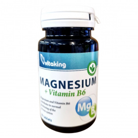 Vitaking Magnézium + B6-vitamin tabletta 30db