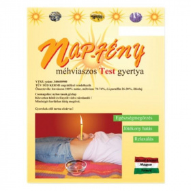 Nap-Fény testgyertya - teafa 10db
