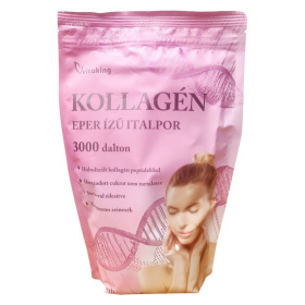 Vitaking Kollagén eper ízű italpor - tasakos 330g