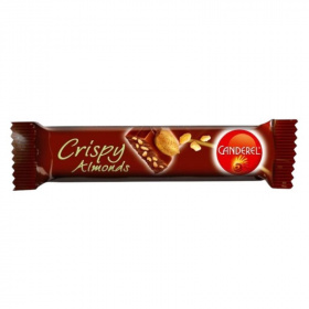 Canderel mandulás crispy csokoládé szelet 27g