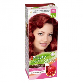 MM Beauty Colour Sense S12 ammóniamentes hajszínező - Red Ruby - Rubinvörös 125ml