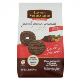 Le Veneziane keksz - mogyoró-kakaó 250g