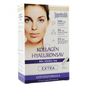 Interherb Kollagén Hyaluronsav kapszula - extra 30db