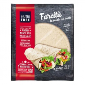 Nutri Free farcitú gluténmentes tortilla lap 120g