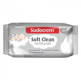 Sudocrem Soft Clean baba törlőkendő 55db